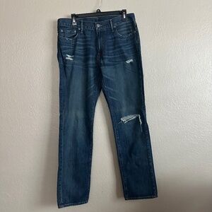 Abercrombie Fitch 34x32 distressed Denim NWOT